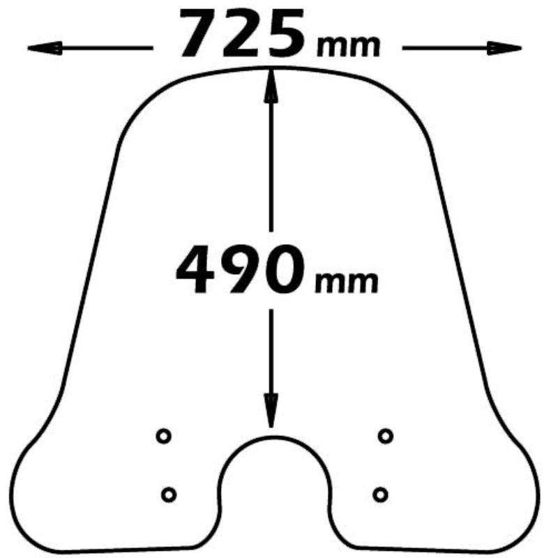 Parabrisas classic PIAGGIO vespa lx 50-125-150 05-14